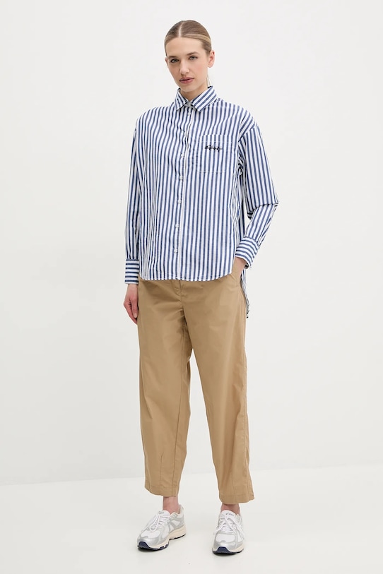 Napapijri pamut ing G-Nice NP0A4IFOSA11 fehér SS25