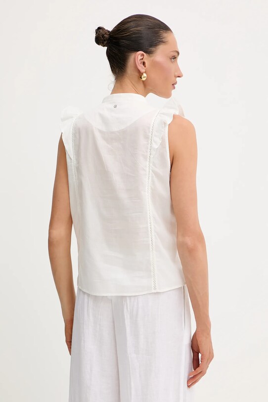 Одежда Хлопковая рубашка BOSS Orange 50540421 белый