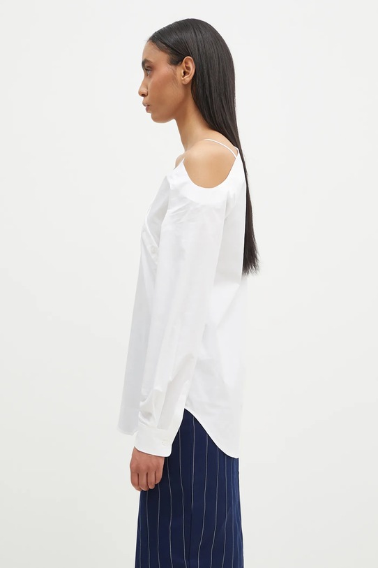 Бавовняна сорочка Coperni Heart COPCH52F2010 білий SS25