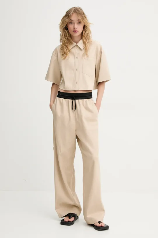 Košeľa Stand Studio Clarissa 66487.8006 béžová SS25