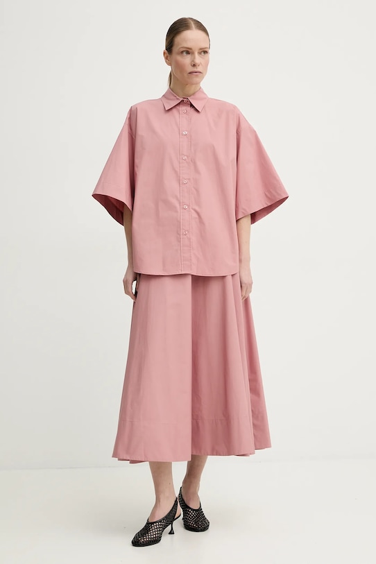 Remain camicia in cotone 502492150 arancione SS25