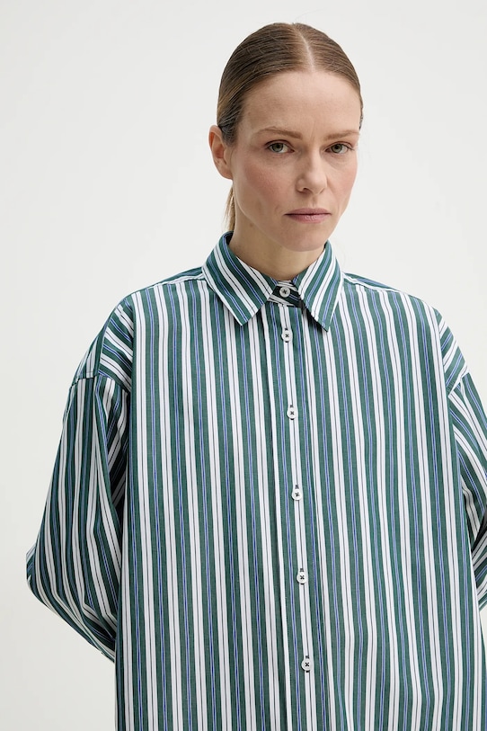 Remain camasa din bumbac verde 5029383061