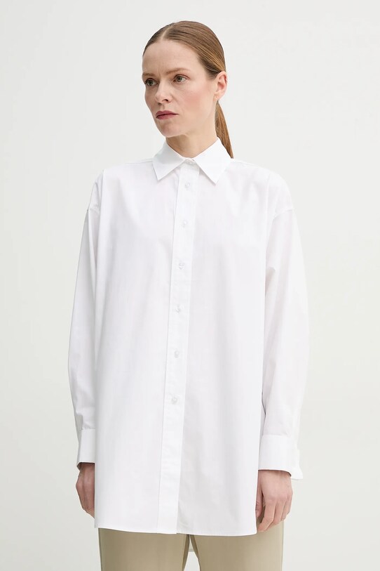 Бавовняна сорочка Remain casual білий 502941400