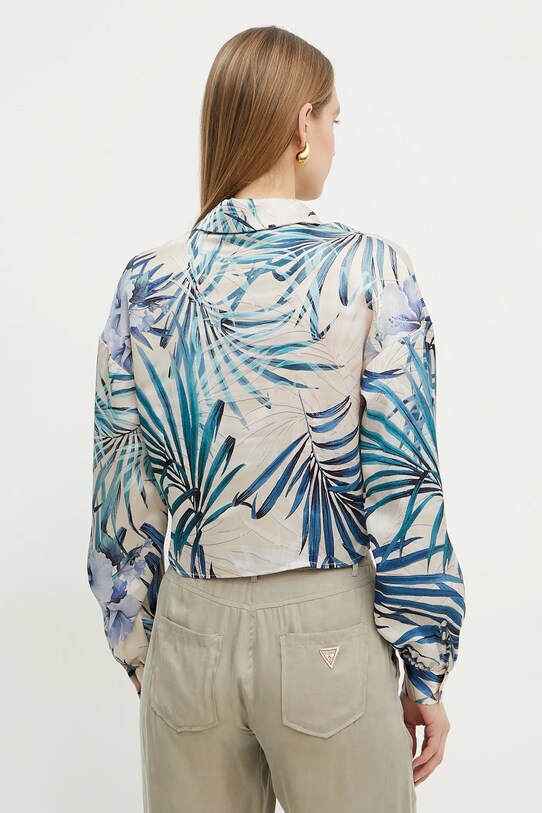 Guess camicia JUN W5GH0I.WH9C2 beige SS25