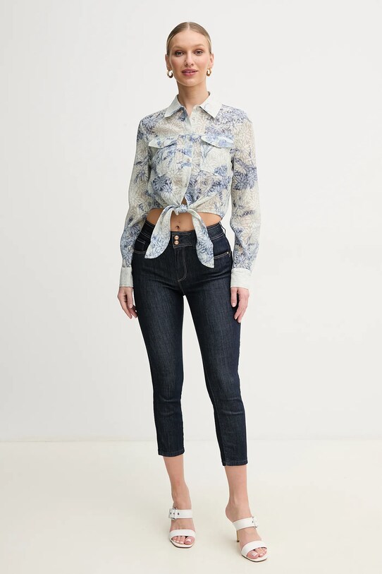 Guess koszula ADELAIDE W5GH03.WH4K2 beżowy SS25