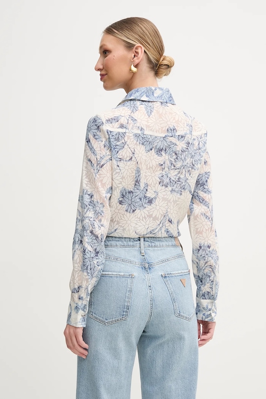 Oblečenie Košeľa Guess ADELAIDE W5GH03.WH4K2 béžová