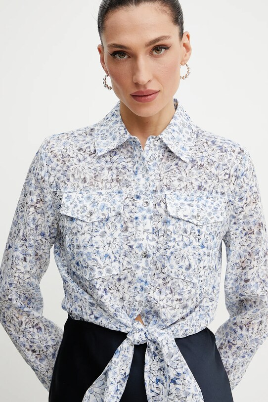 Сорочка Guess ADELAIDE блакитний W5GH03.WH4K2