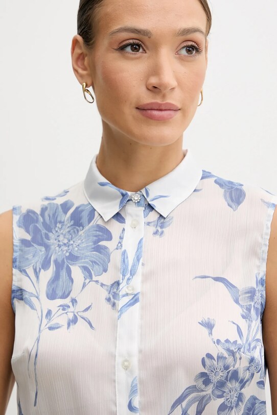 Guess camasa CLOUIS alb W5GH95.WDW82