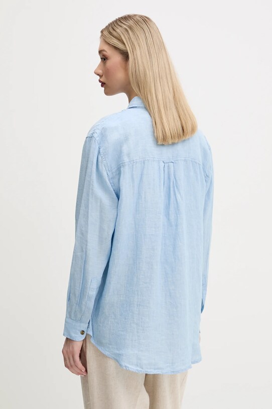 Одяг Сорочка з льону Superdry W4010463A.F5P блакитний