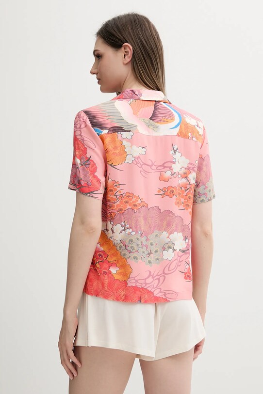 Košeľa Superdry W4010464A.E9M oranžová SS25