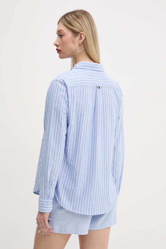 Одежда Хлопковая рубашка Superdry W4010473A.D9J голубой