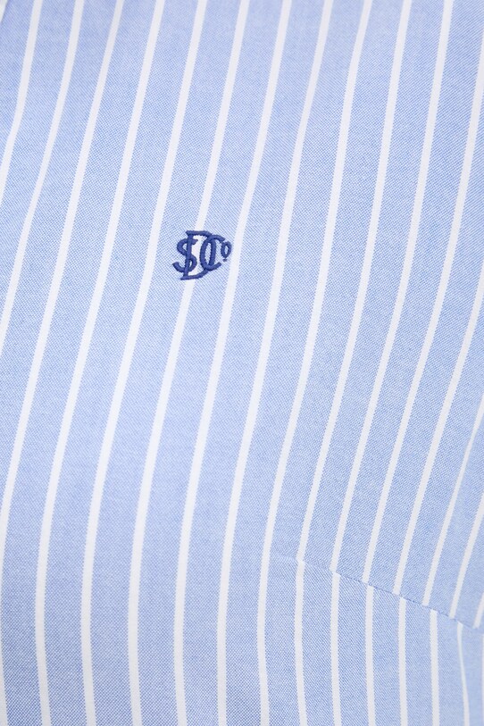 Хлопковая рубашка Superdry W4010473A.D9J голубой