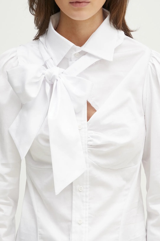 Ottolinger shirt Deconstructed Lavalliere Blouse 111.400211.01 white