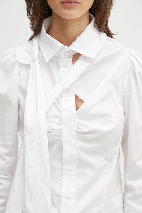 Ottolinger shirt Deconstructed Lavalliere Blouse 111.400211.01