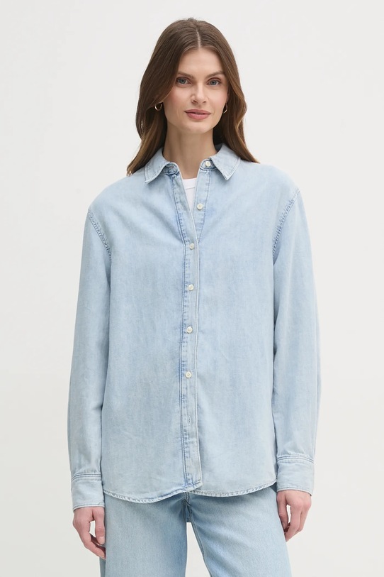 Calvin Klein koszula jeansowa niebieski K20K208414