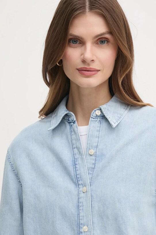 Calvin Klein cămașă din denim K20K208414 albastru