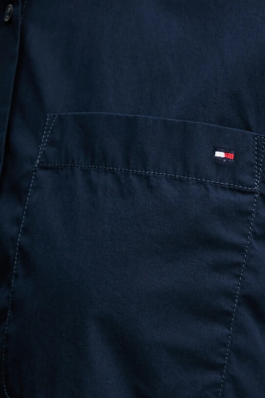 Tommy Hilfiger koszula bawełniana WW0WW44717 granatowy