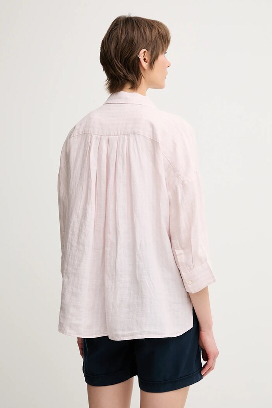 Дрехи Ленена риза Tommy Hilfiger WW0WW46169 розов