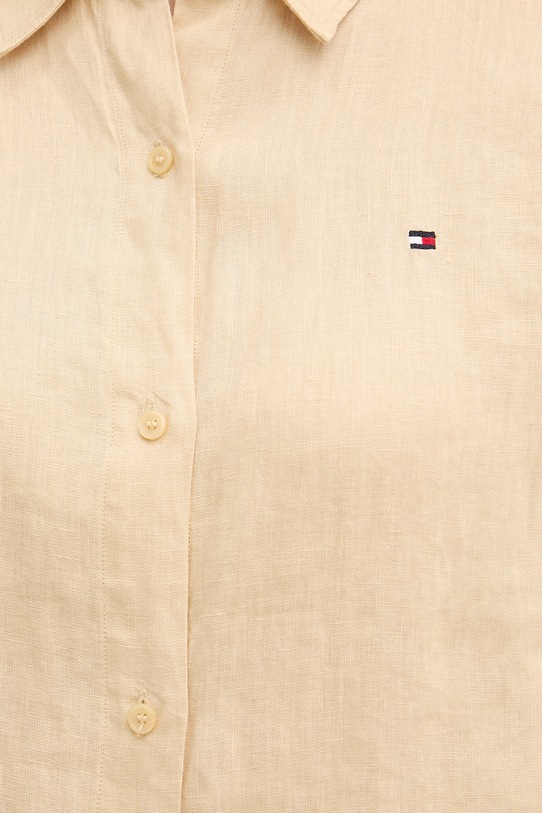 Tommy Hilfiger koszula damska lniana WW0WW44679 beżowy