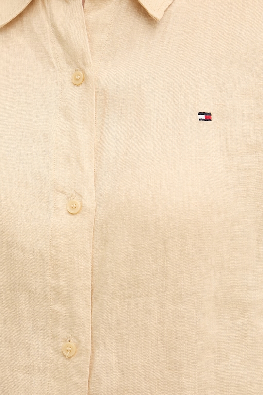 Tommy Hilfiger koszula damska lniana WW0WW44679 beżowy