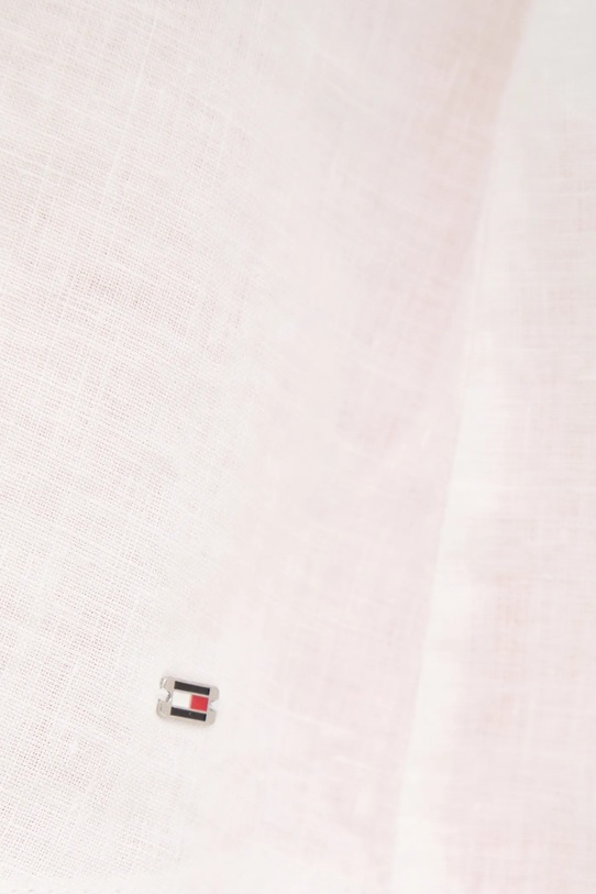 Lněná halenka Tommy Hilfiger WW0WW44701 bílá