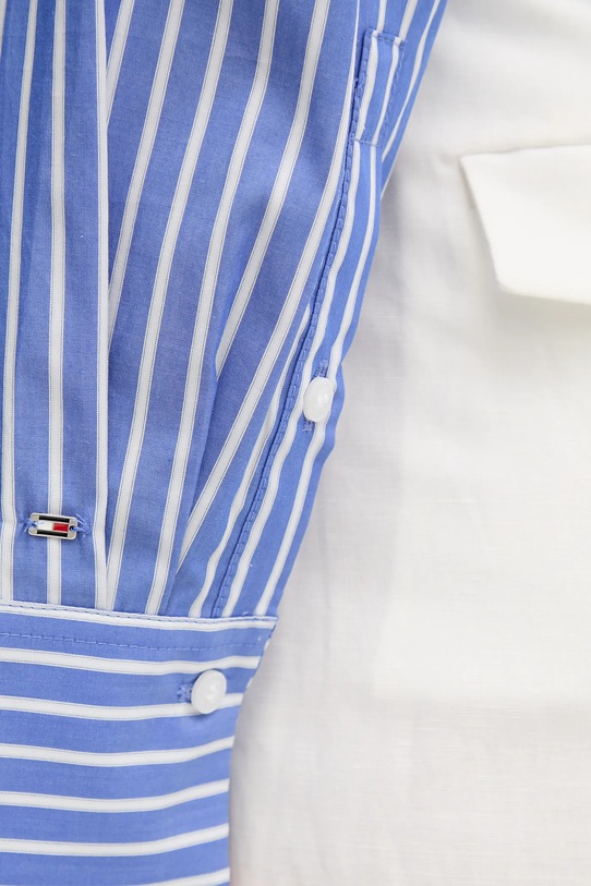 Bavlněná košile Tommy Hilfiger WW0WW44722 modrá