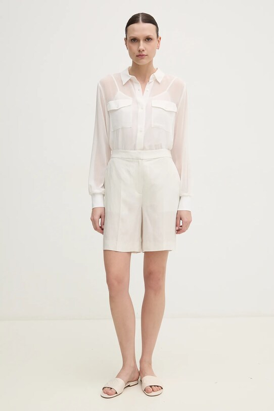 Dkny camicia P51MGJ39 bianco SS25