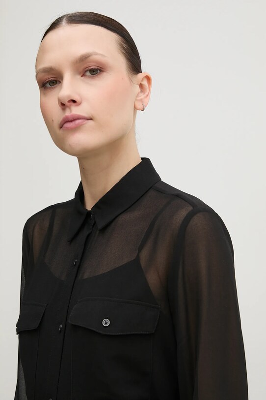 Dkny camicia nero P51MGJ39