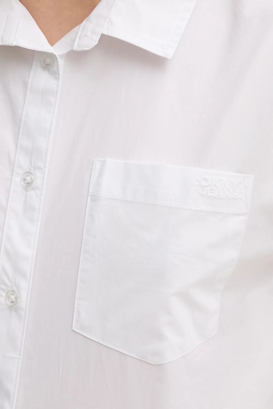 Dkny camasa din bumbac DJ5W2027 alb