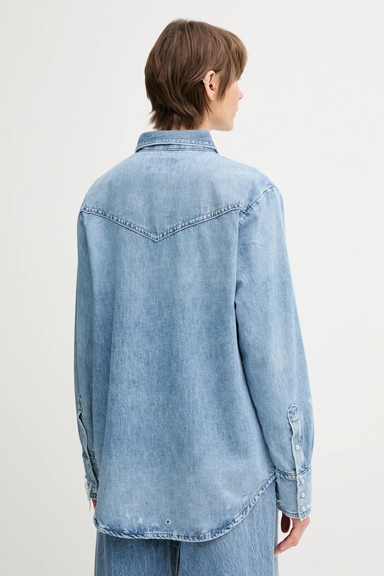 Oblečení Bavlněná džínová košile Polo Ralph Lauren 211964727 modrá