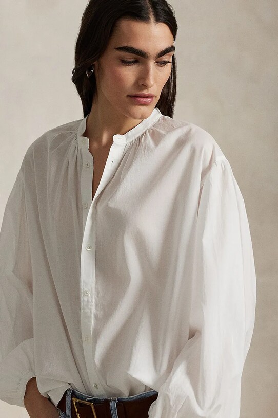 Polo Ralph Lauren koszula bawełniana biały 211965846