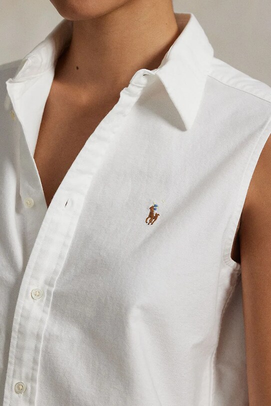 Polo Ralph Lauren koszula bawełniana biały 211968992