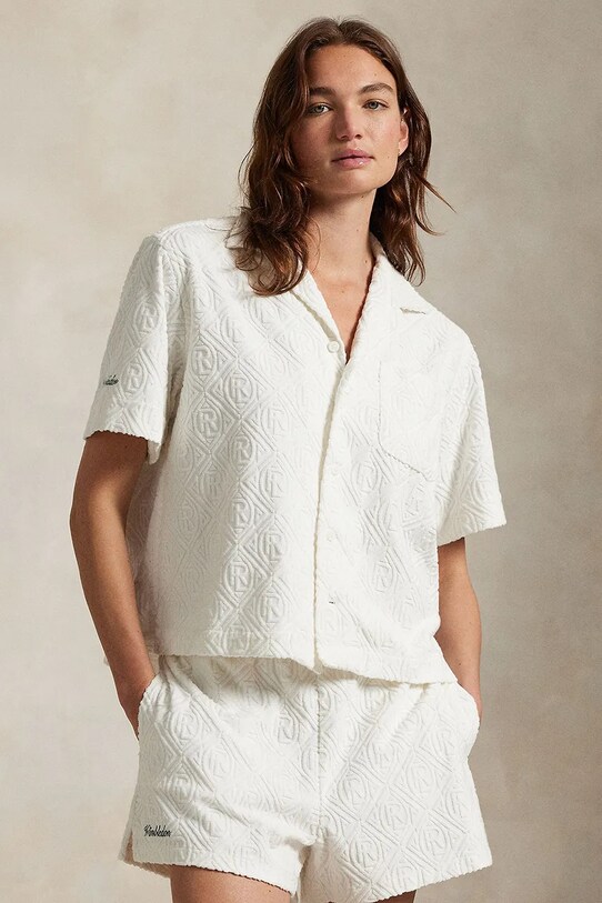 Рубашка Polo Ralph Lauren casual белый 211970431