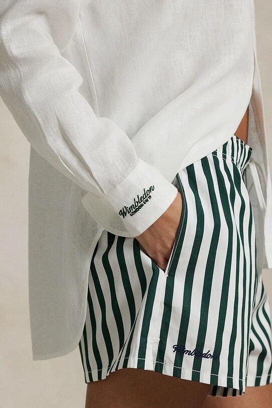 Polo Ralph Lauren cămașă din bumbac Wimbledon Collection alb 211970518