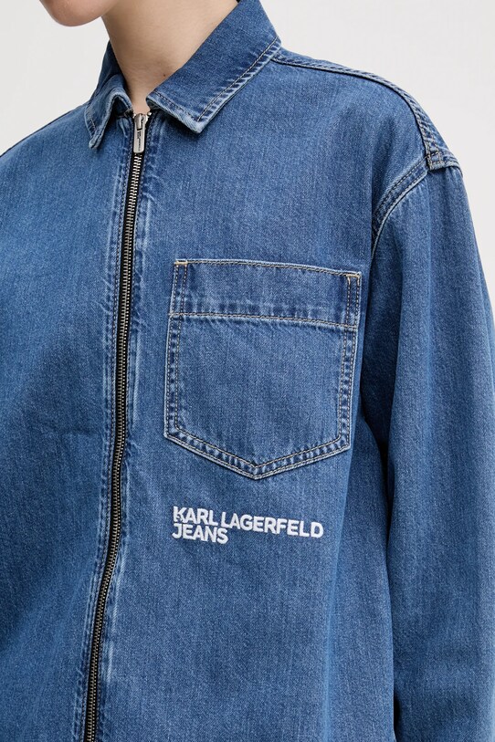 Джинсовая рубашка Karl Lagerfeld Jeans голубой A2W11020