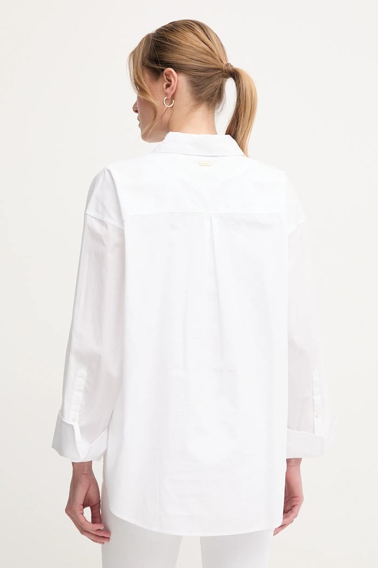 Odzież Barbour koszula bawełniana Angela LSH1663WH11 biały
