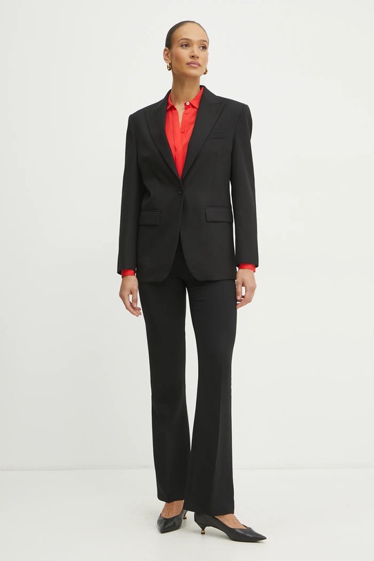 Fracomina camasa din amestec de matase FR25ST6021W77401 rosu SS25