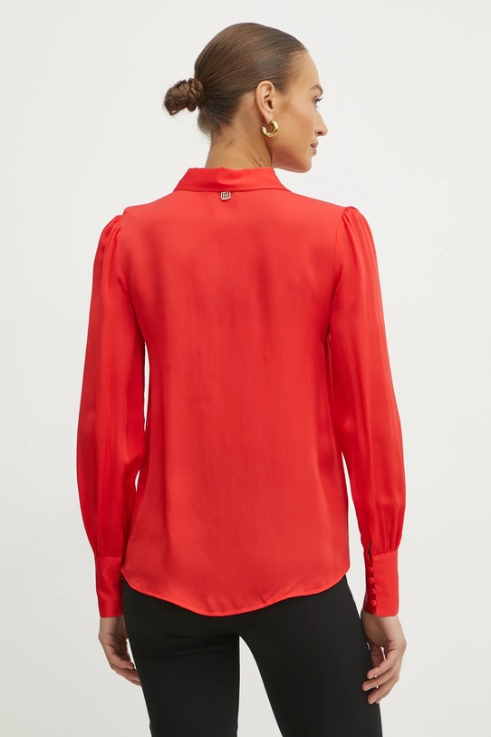 Îmbrăcăminte Fracomina camasa din amestec de matase FR25ST6021W77401 rosu