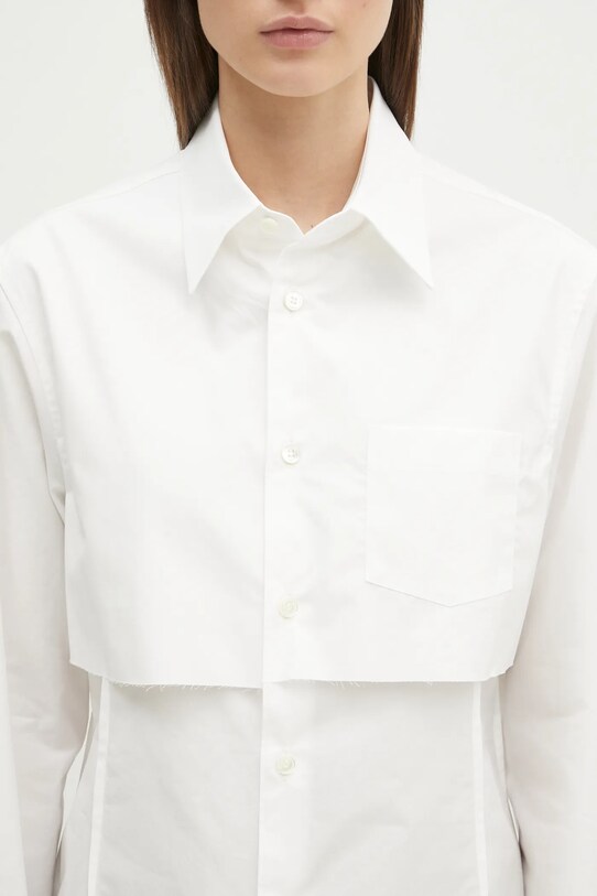 Памучна риза Undercover Shirt бял UP1E1403