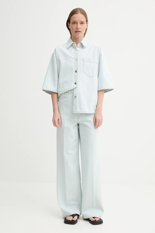 AERON koszula jeansowa ABBOTT SH193570 niebieski SS25