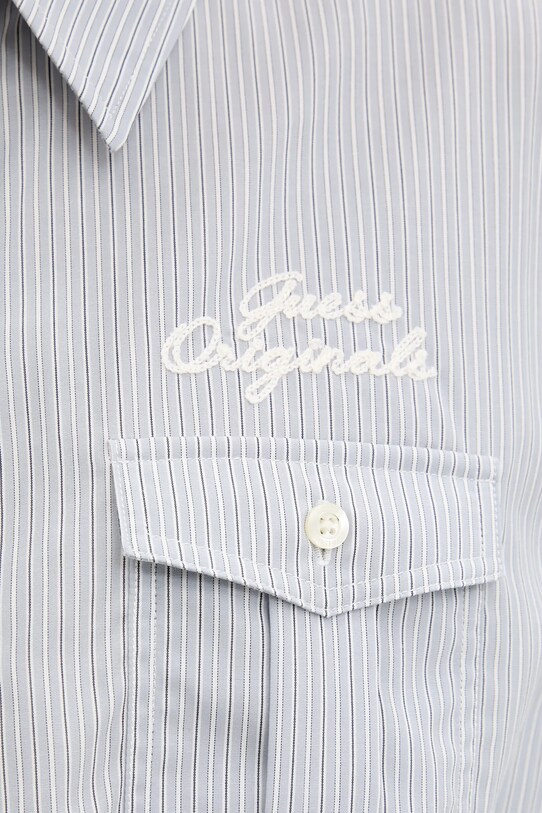 Guess Originals koszula bawełniana W5GH0M.WH7Q1 niebieski