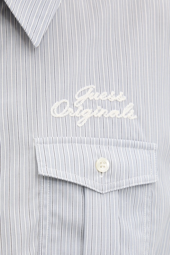 Бавовняна сорочка Guess Originals W5GH0M.WH7Q1 блакитний