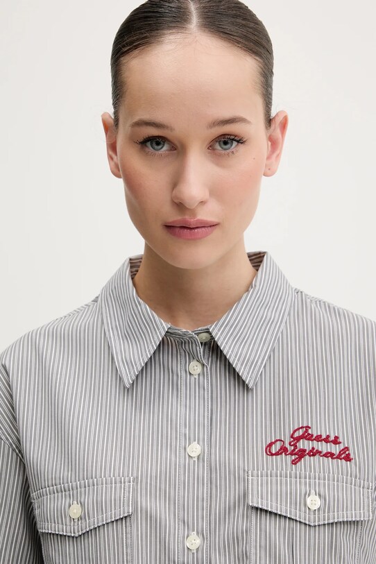 Guess Originals cămașă din bumbac gri W5GH0M.WH7Q1