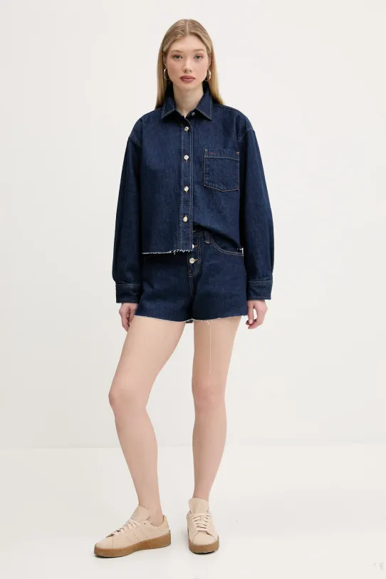 Tommy Jeans kurtka jeansowa DW0DW20567 granatowy SS25