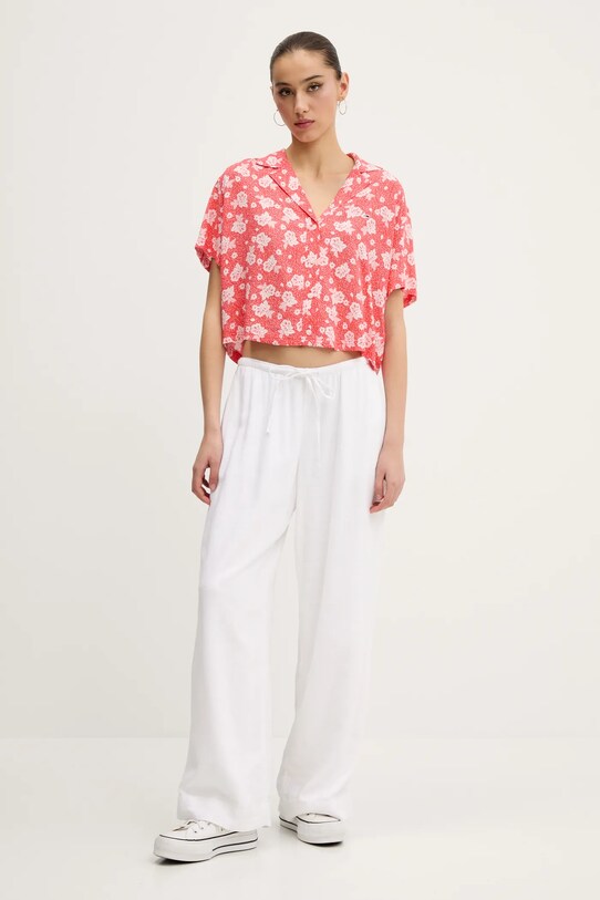 Tommy Jeans koszula DW0DW20285 pomarańczowy SS25