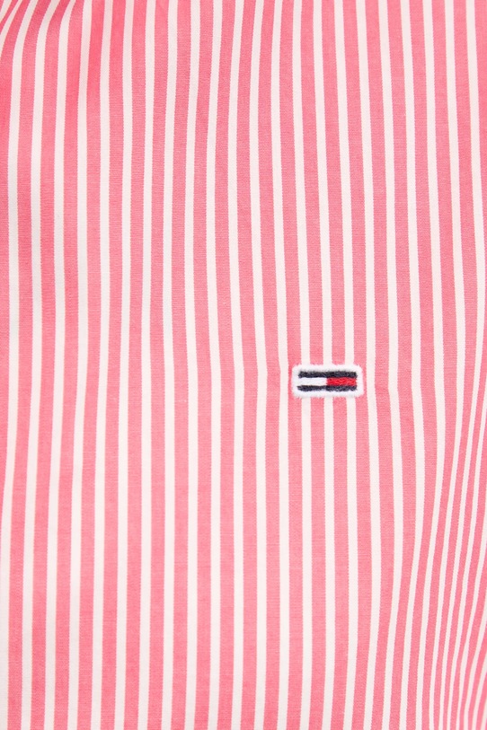 Bavlnená košeľa Tommy Jeans DW0DW20290 ružová