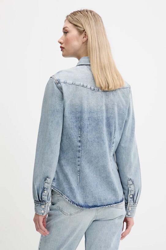 Oblečenie Rifľová košeľa Tommy Jeans DW0DW21416 modrá