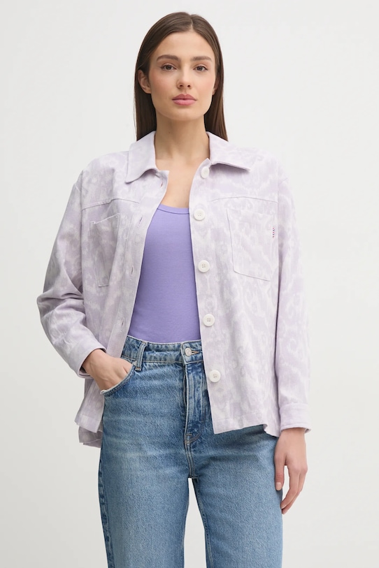 La Petite Française camasa CHANDLER lung violet PFCHANDLER