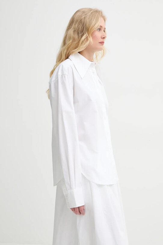 Herskind cămașă din bumbac Dara alb 5558202