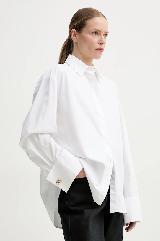 Herskind koszula bawełniana Olga bawełna biały 5598202